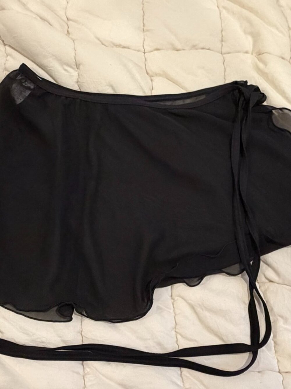 Capezio Black Wrap Skirt
